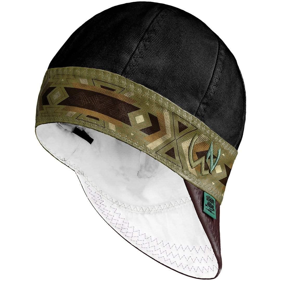 Welder Nation 8 Panel Soft, 10 oz Light Weight Cotton Welding Cap, Durable for Safety and Protection While Welding. Stick ARC