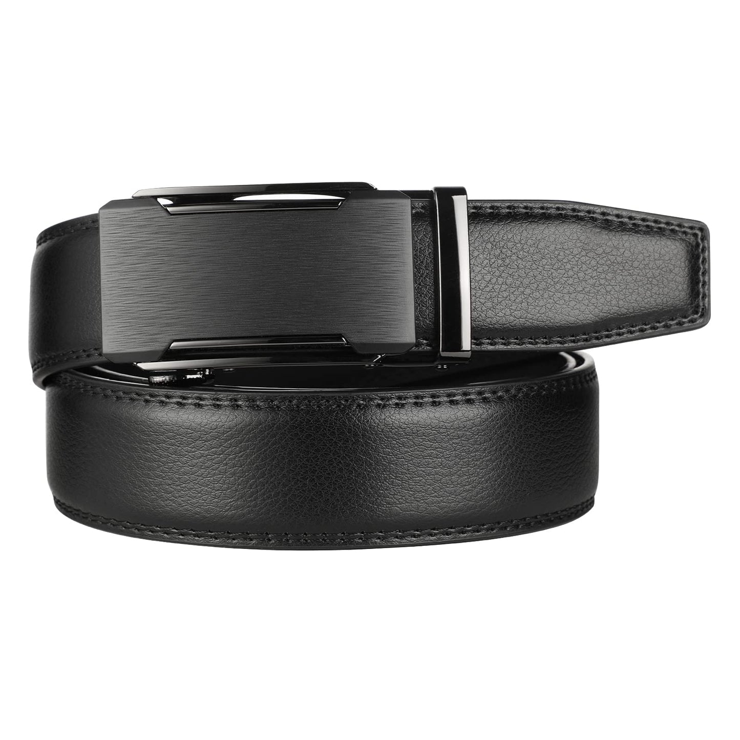 Lavemi Men's Real Leather Ratchet Dress Casual Belt, Cut to Exact Fit,Elegant Gift Box