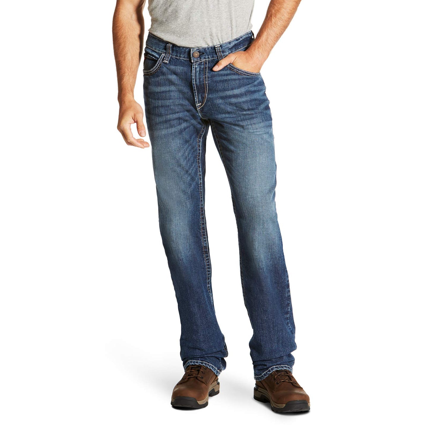 ARIAT Men's Fr M4 Low Wise Boot Cut Jean