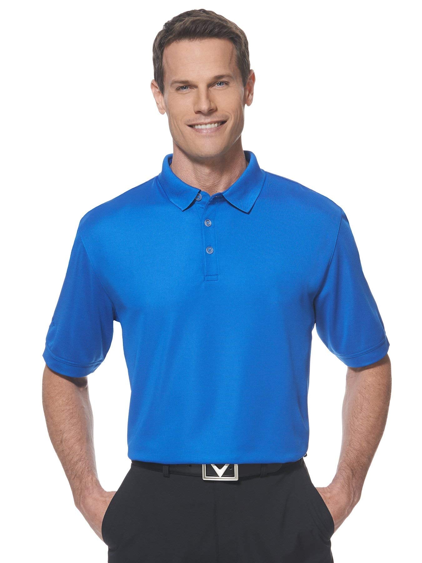 Callaway Men's Short Sleeve Ottoman Performance Golf Polo