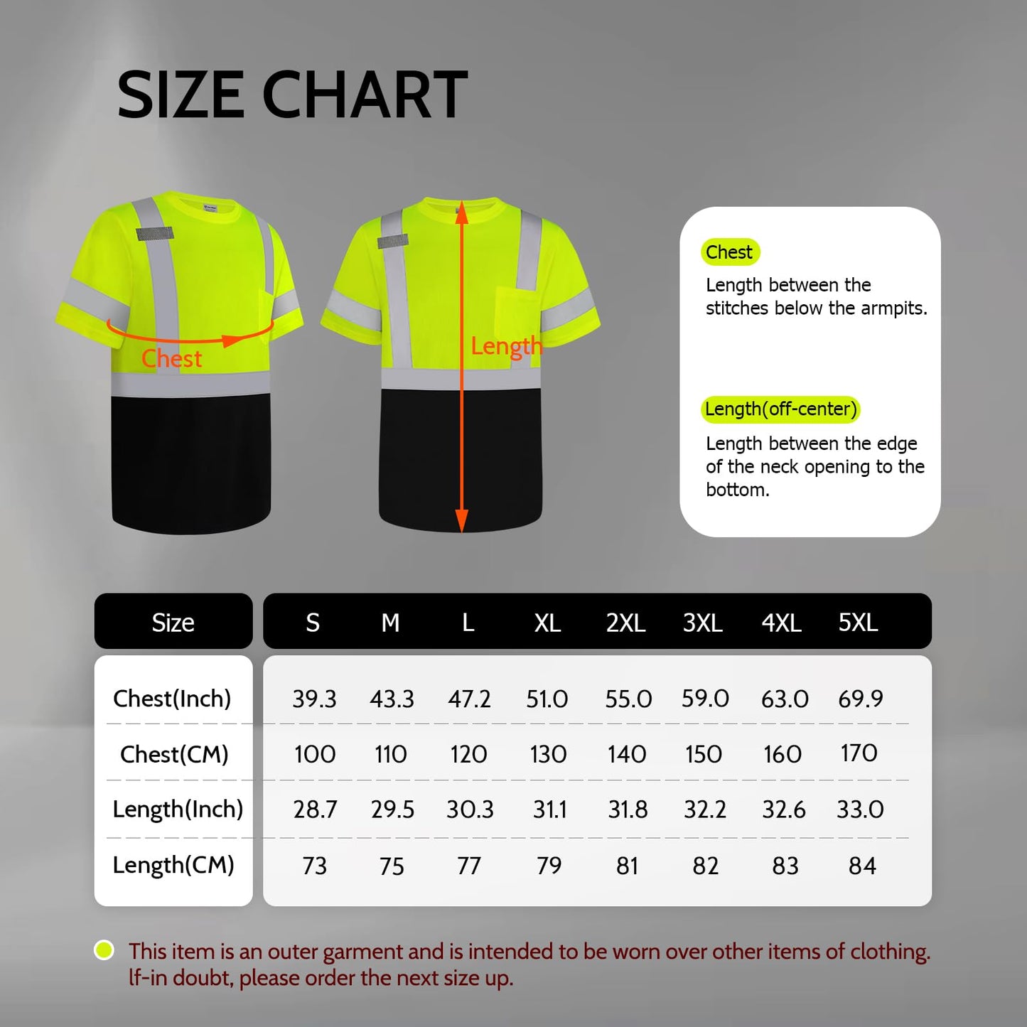 High Visibility Shirts for Men Class 3 Hi Vis Reflective Safety Construction Shirts for Men Women, Short Sleeve Work Shirts with Black Bottom, Meet ANSI, Durable & Breathable, Yellow L