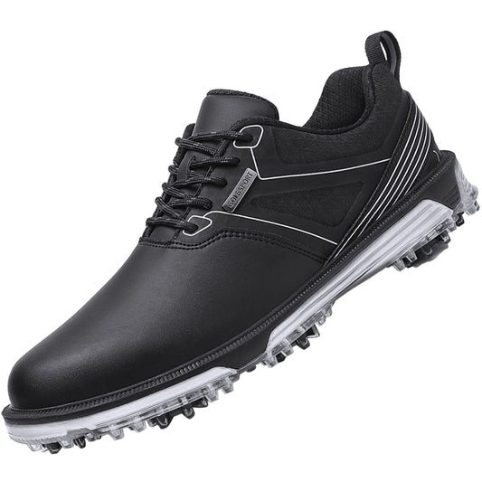 Men's Golf Shoes Fixed Nailless Sole Waterproof Lightweight No-Slip Walking shoes