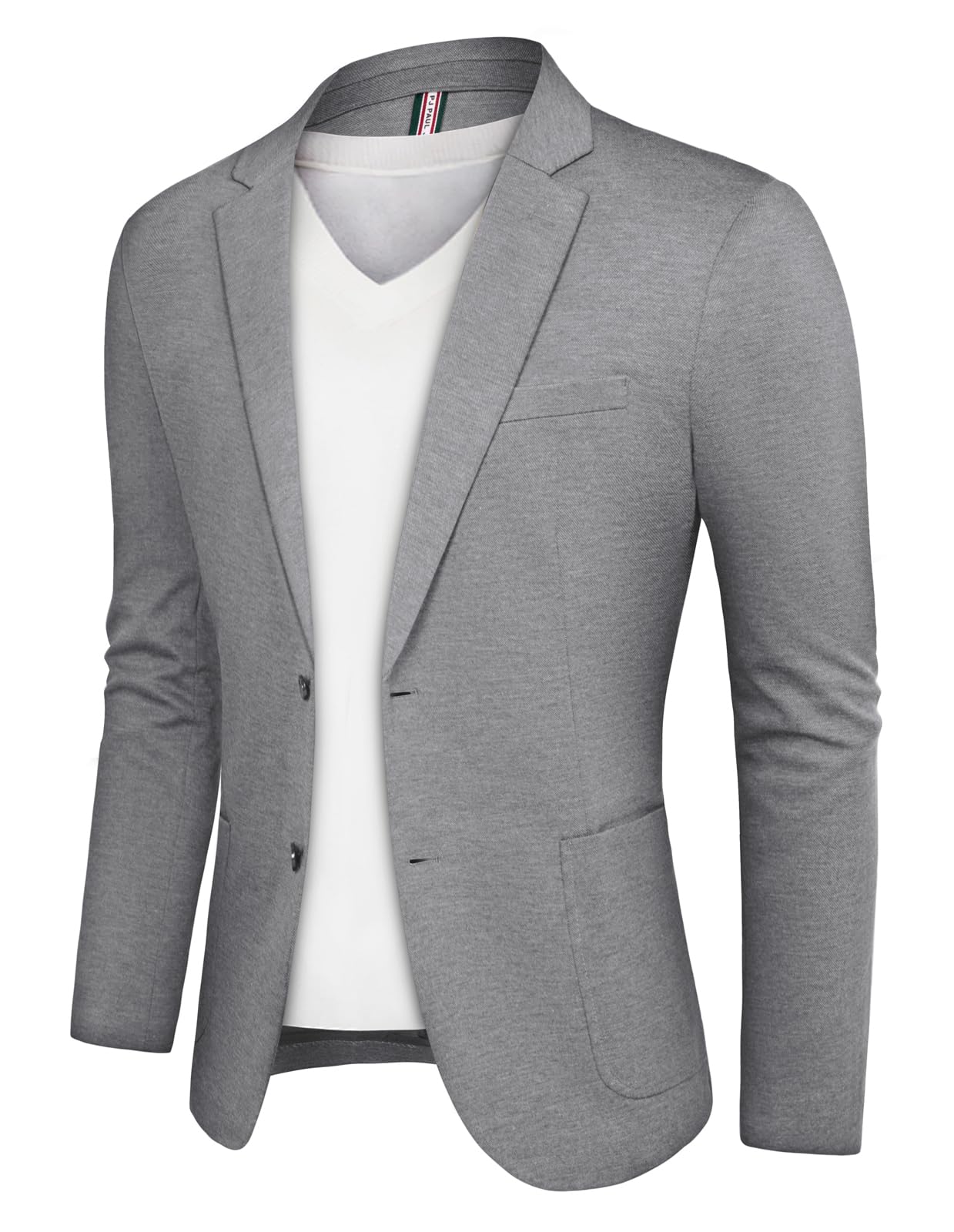 PJ PAUL JONES Men's Casual Knit Blazer Suit Jackets Two Button Lightweight Unlined Sport Coat