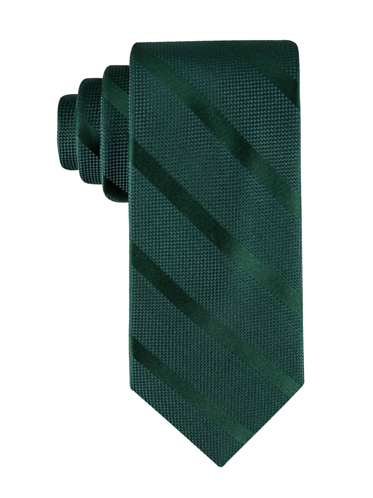 Tommy Hilfiger Men's Classic Solid Textured Stripe Tie