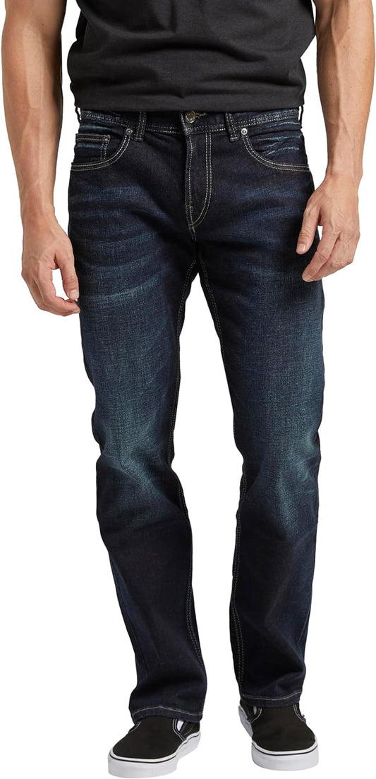 Silver Jeans Co. Men's Allan Slim Fit Straight Leg Jeans