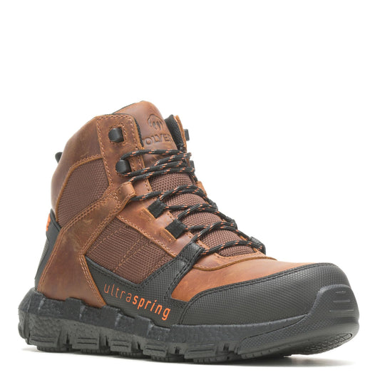 Wolverine Mens Rev Ultraspring Durashocks Carbonmax Vent Mid Industrial Boot