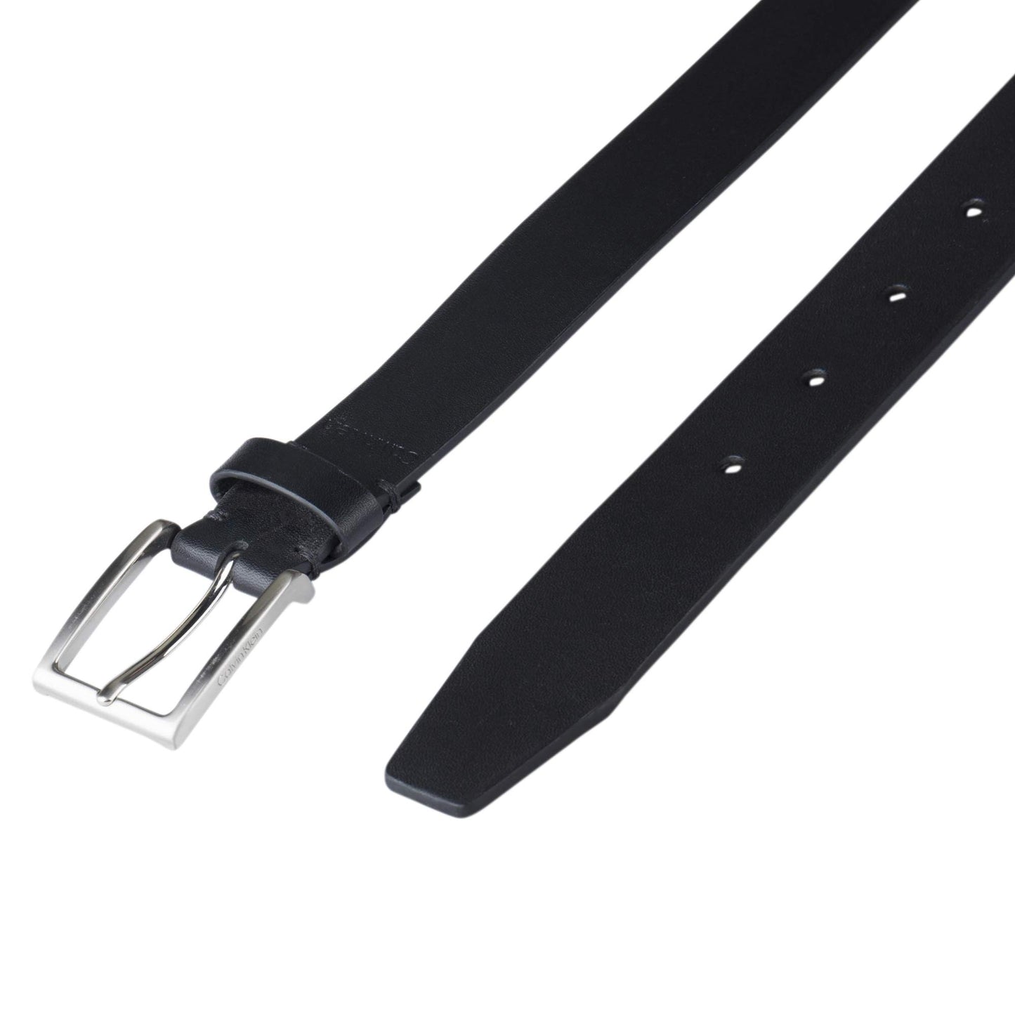 Calvin Klein Men's Modern Dress Minimalist Belt with Classic Harness Buckle