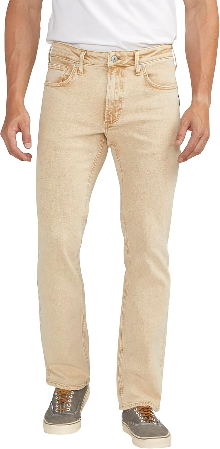 Silver Jeans Co. Men's Allan Slim Fit Straight Leg Jeans