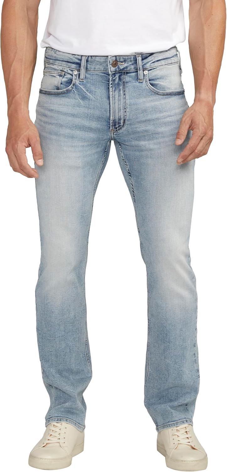 Silver Jeans Co. Men's Allan Slim Fit Straight Leg Jeans