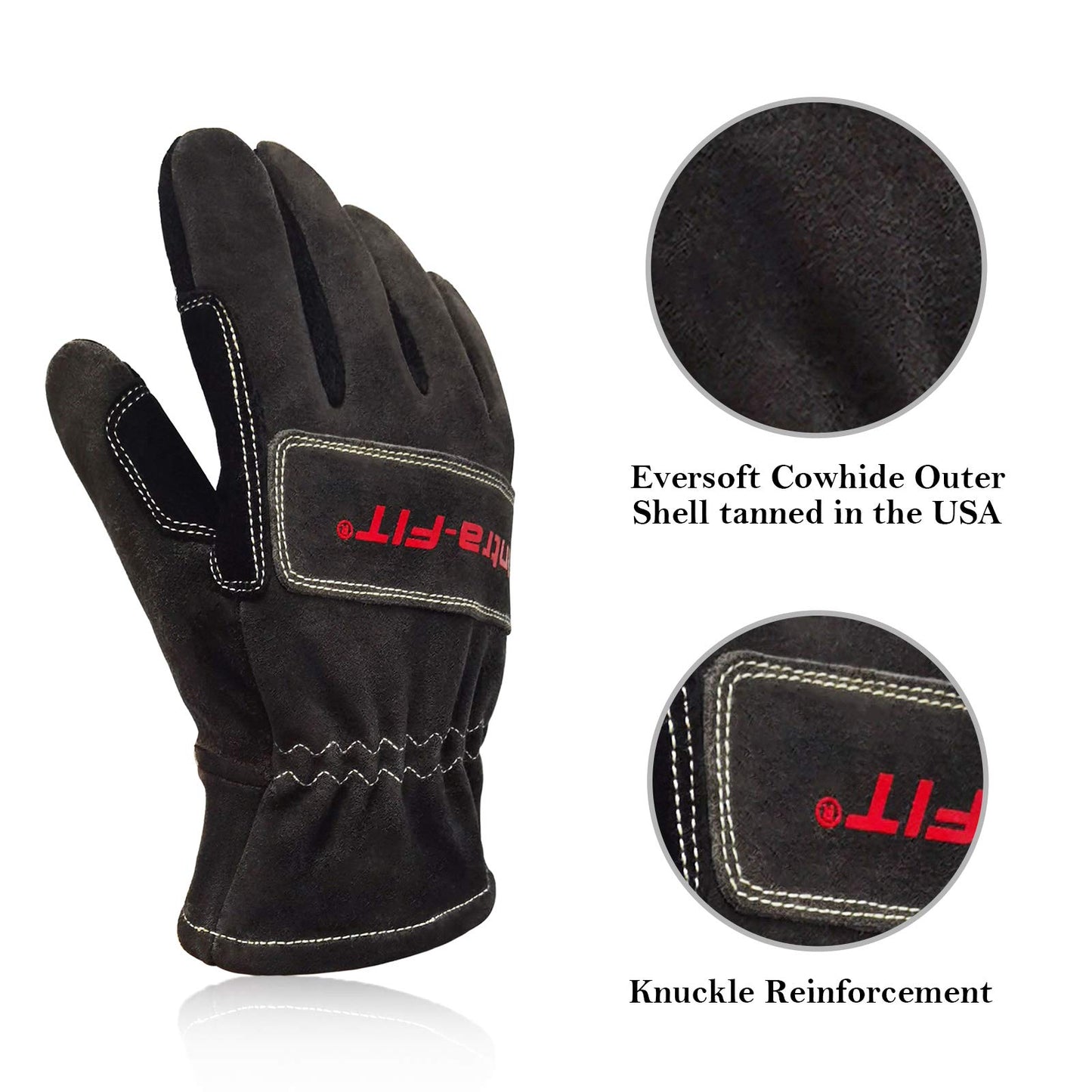 Structural Fire Fighter Glove,Heat Resistance, Flame resistance, Fire-fighting Gloves