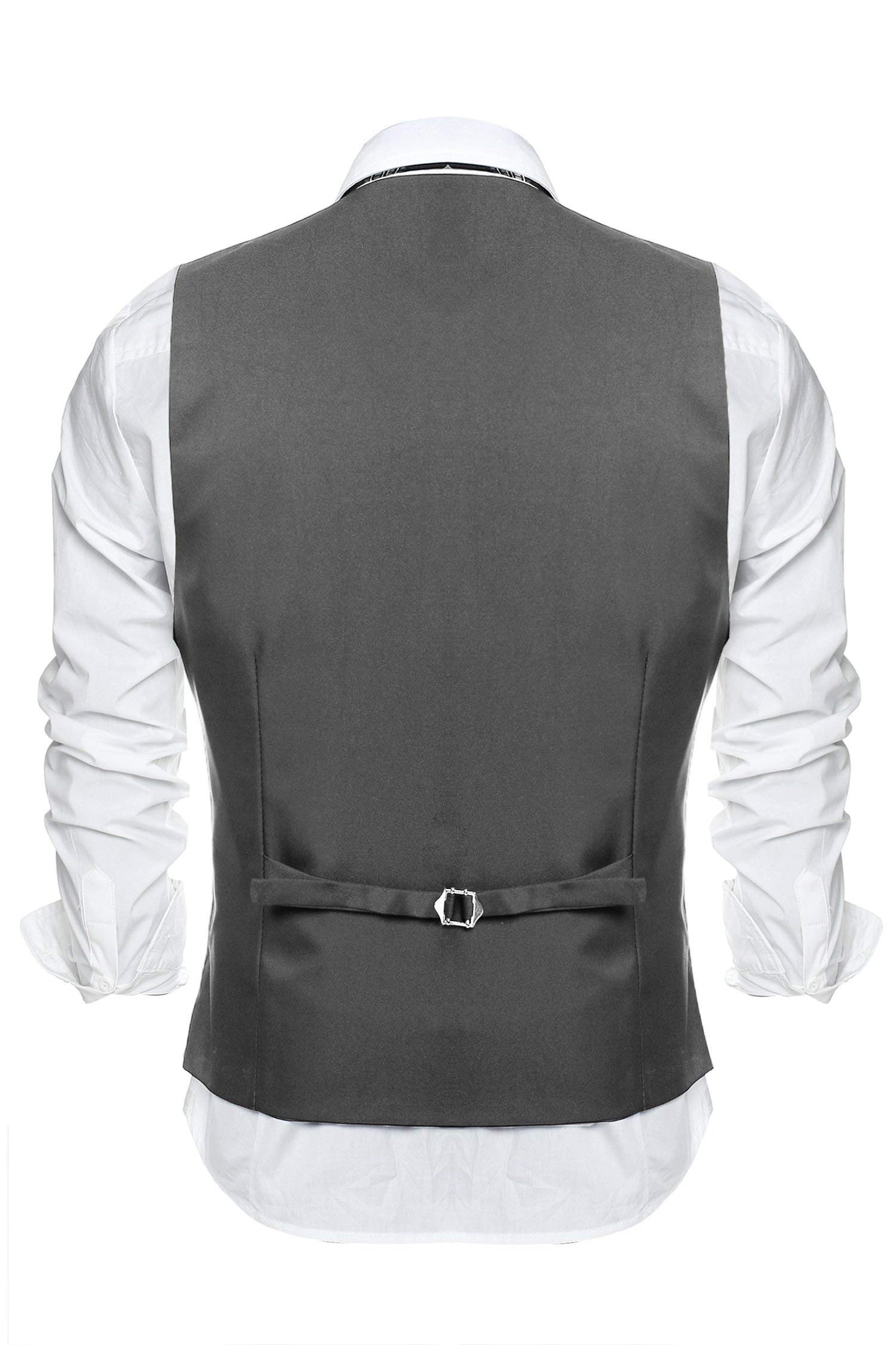 COOFANDY Men's Formal Suit Vest Slim Fit Casual Business Dress Waistcoat Vest