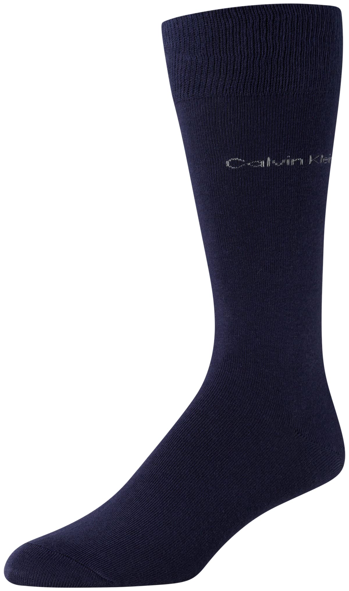 Calvin Klein Men's Dress Socks - Lightweight Cotton Blend Crew Socks (8 Pairs)