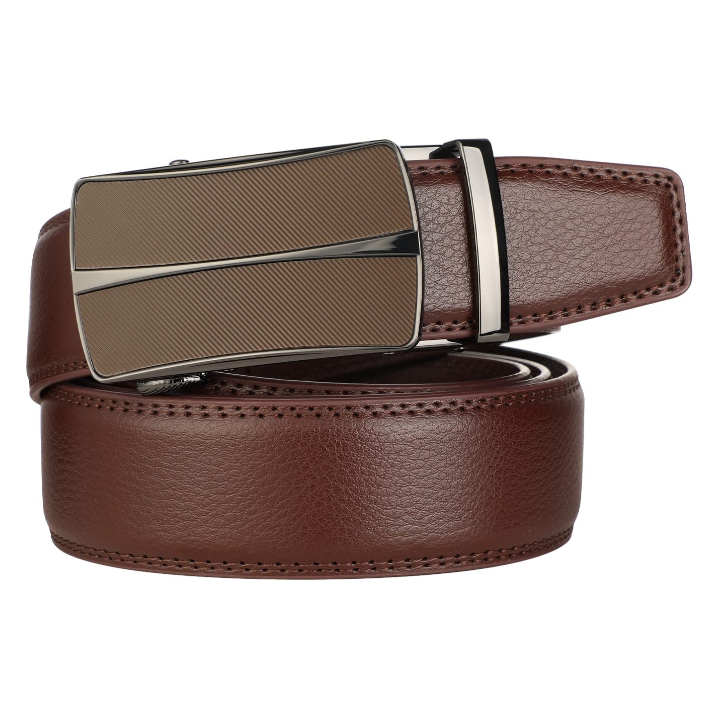 Lavemi Men's Real Leather Ratchet Dress Casual Belt, Cut to Exact Fit,Elegant Gift Box