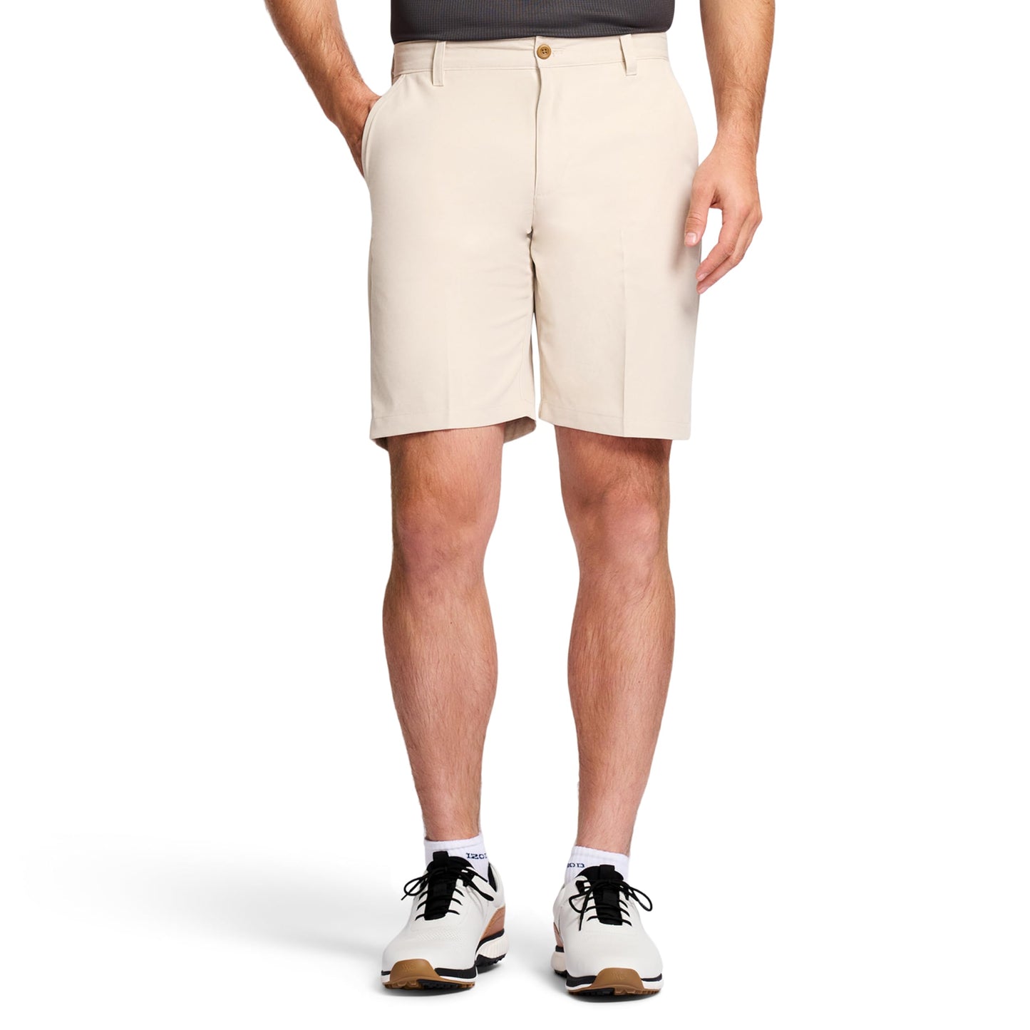 IZOD Men’s 9.5"Micro Poly Classic Fit Golf Short