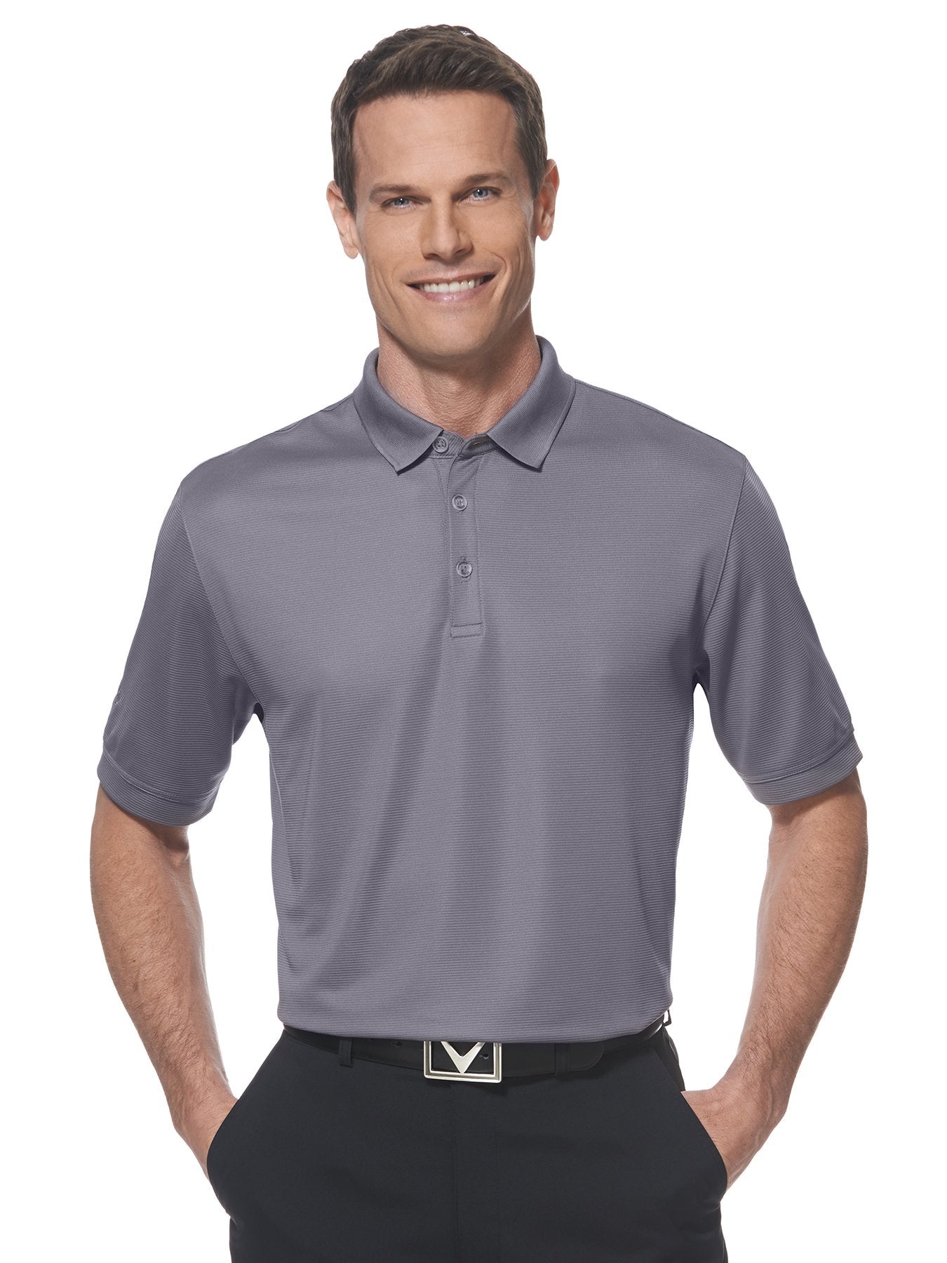 Callaway Men's Short Sleeve Ottoman Performance Golf Polo