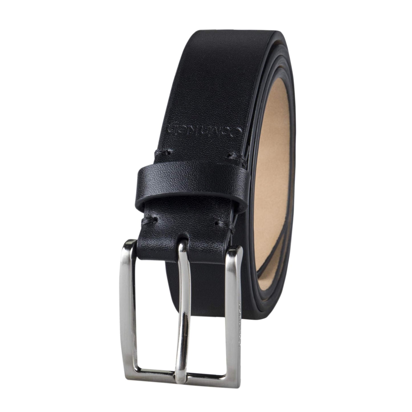 Calvin Klein Men's Modern Dress Minimalist Belt with Classic Harness Buckle