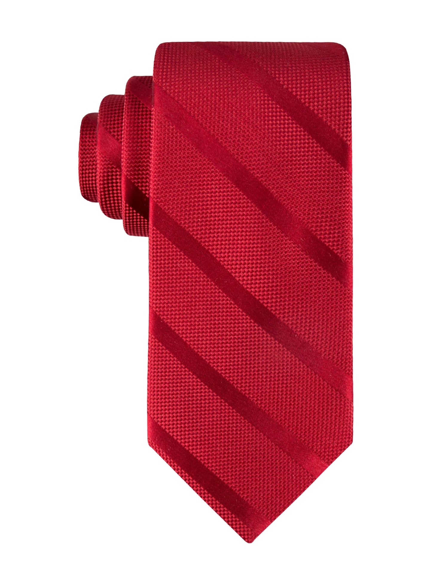 Tommy Hilfiger Men's Classic Solid Textured Stripe Tie