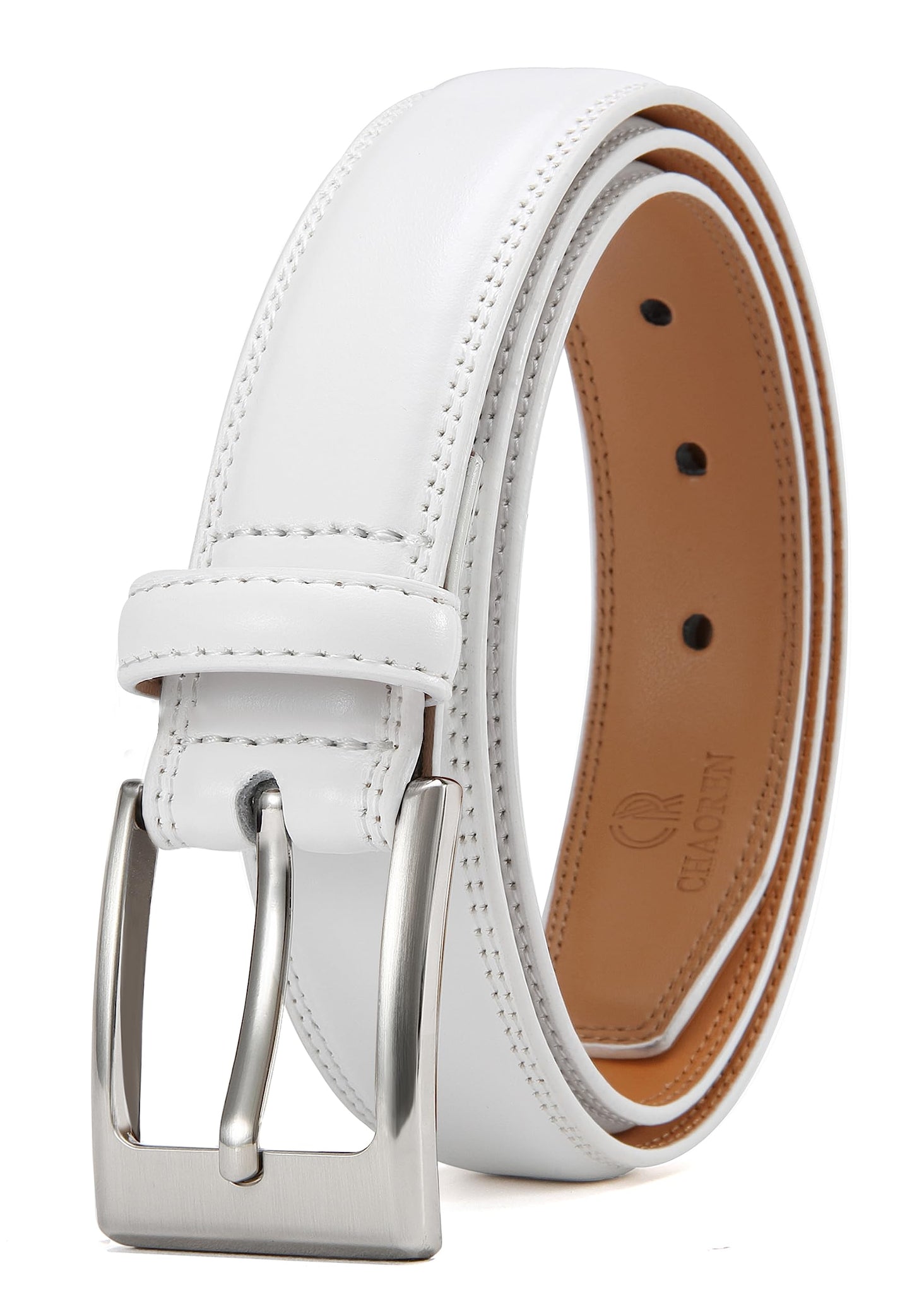 CHAOREN Mens Belts Leather - Belts for Men 1 1/8" Mens Dress Belt - Perfect Companion to Mens Shoes