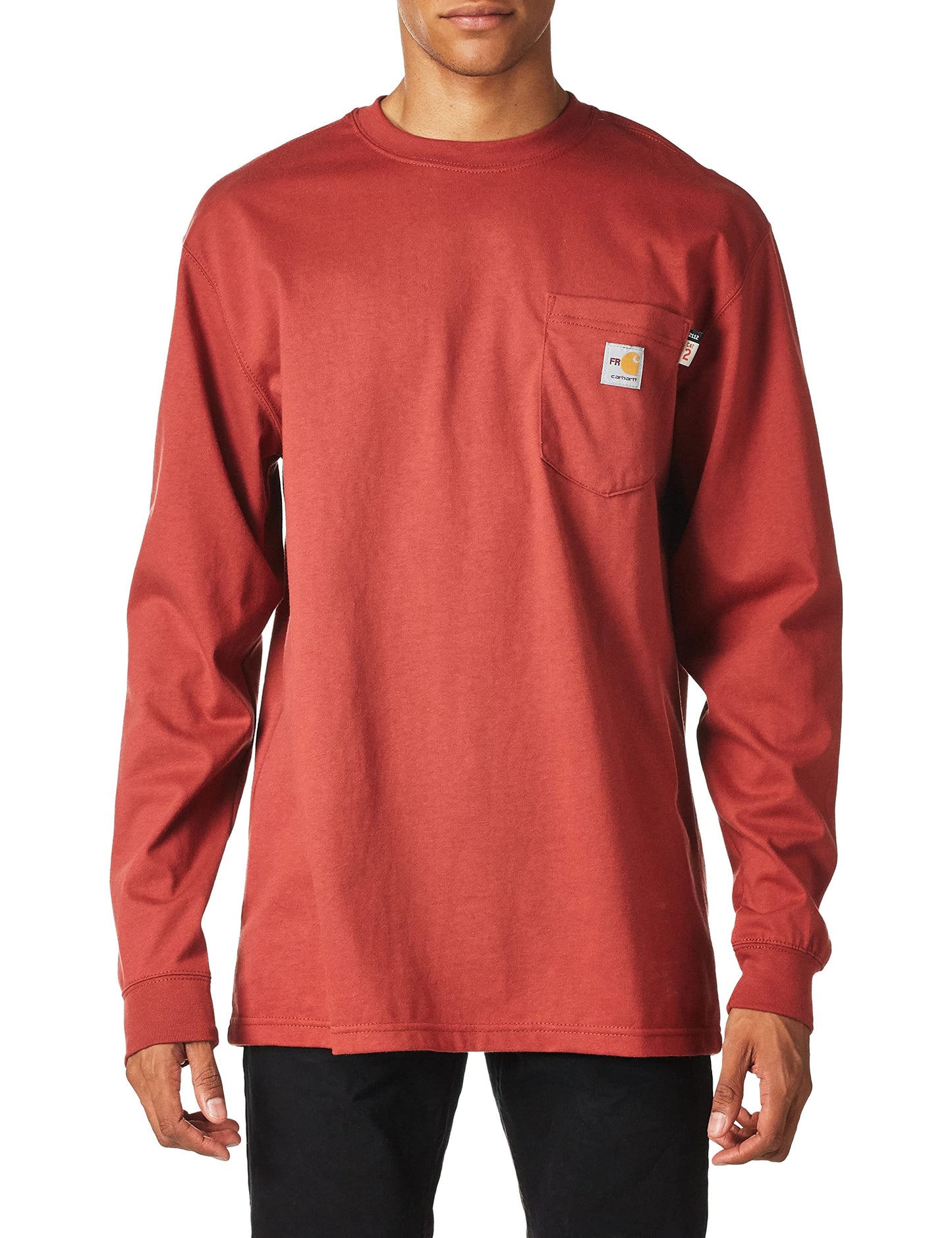 Carhartt Men's Flame Resistant Force Loose Fit Midweight Long-Sleeve Pocket T-Shirt