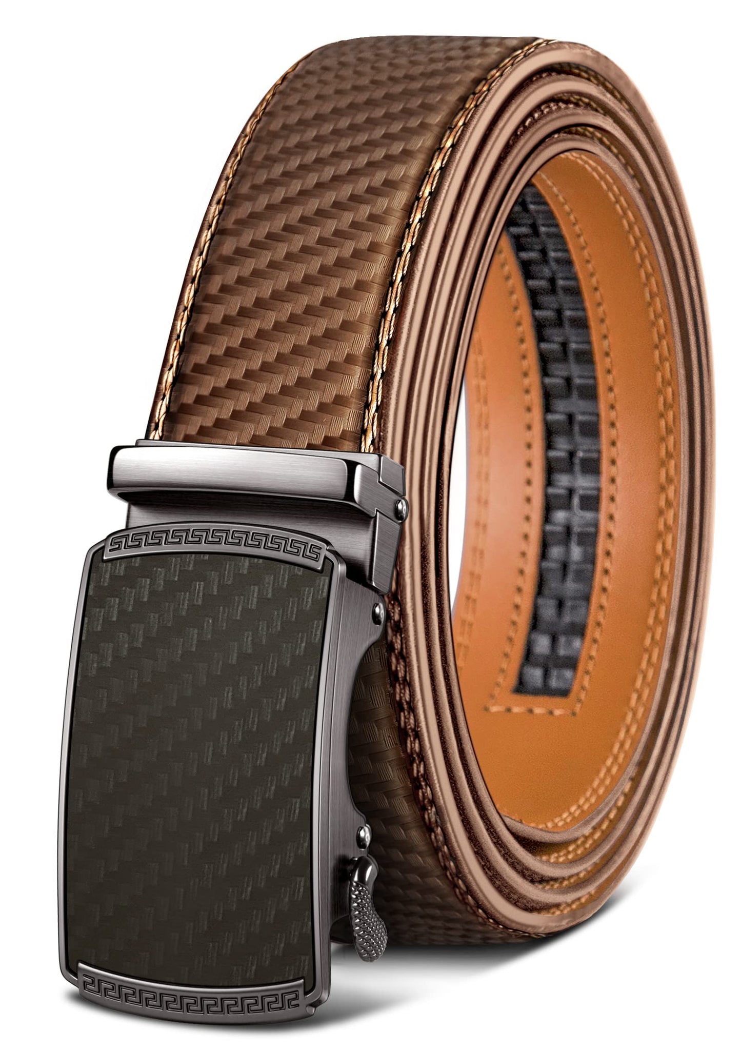 BULLIANT Men's Belt,Slide Ratchet Belt For Gift Men Dress Pant Shirt Oxfords,Trim To Fit