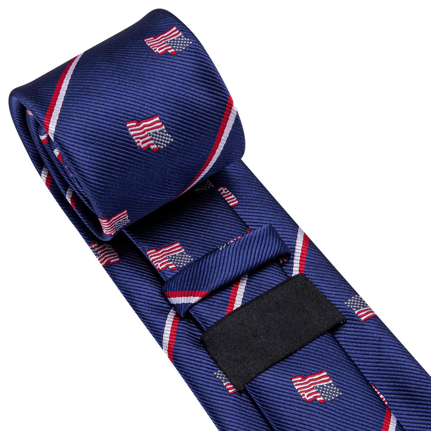 Dubulle Mens Tie Set Solid Paisley Silk Striped Necktie for Men with Cufflinks Tie and Pocket Square