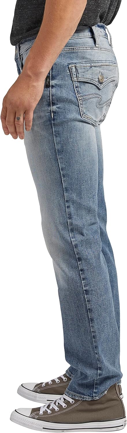 Silver Jeans Co. Men's Allan Slim Fit Straight Leg Jeans