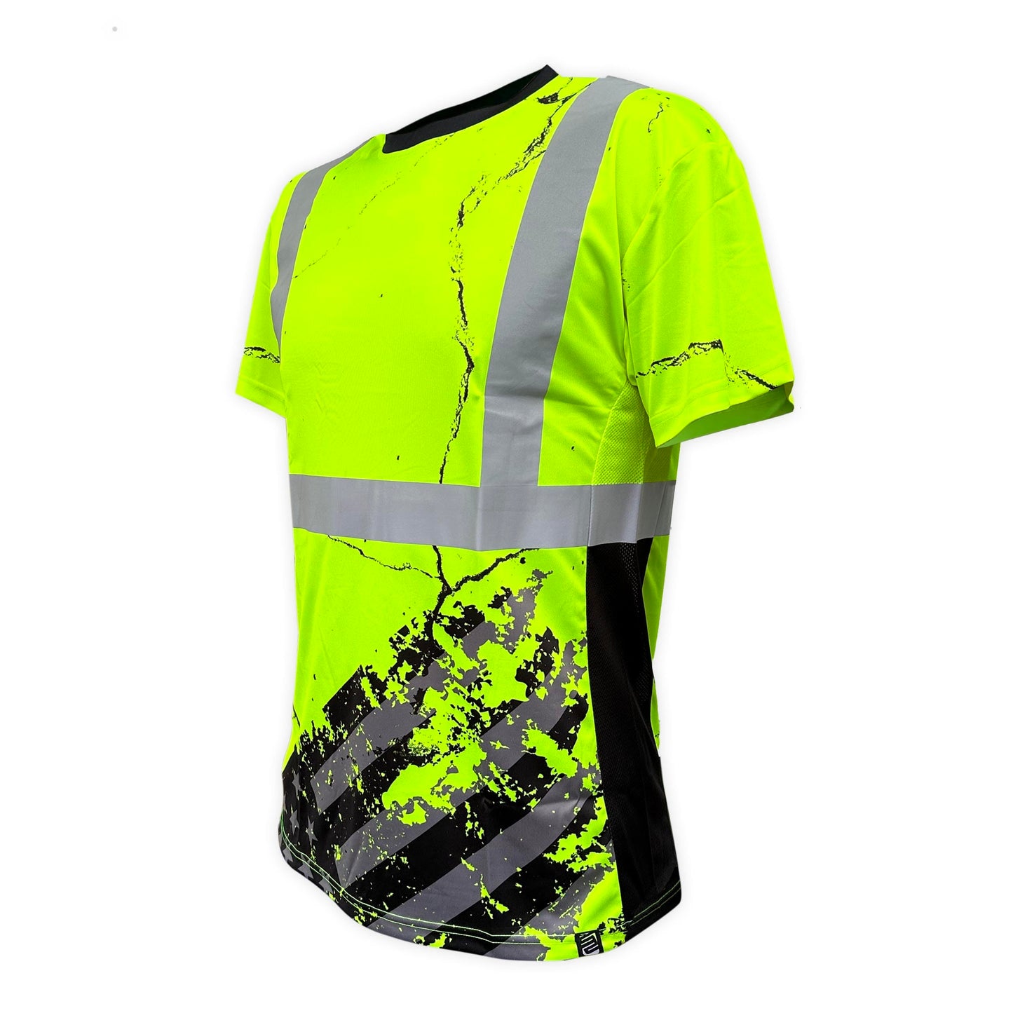 SafetyShirtz Hi Vis Work Shirts - SS360 American Grit High Visibility Shirt - Breathable ANSI Class 2 Safety Shirt