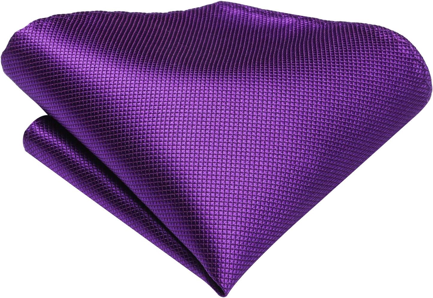 Dubulle Mens Tie Set Solid Paisley Silk Striped Necktie for Men with Cufflinks Tie and Pocket Square