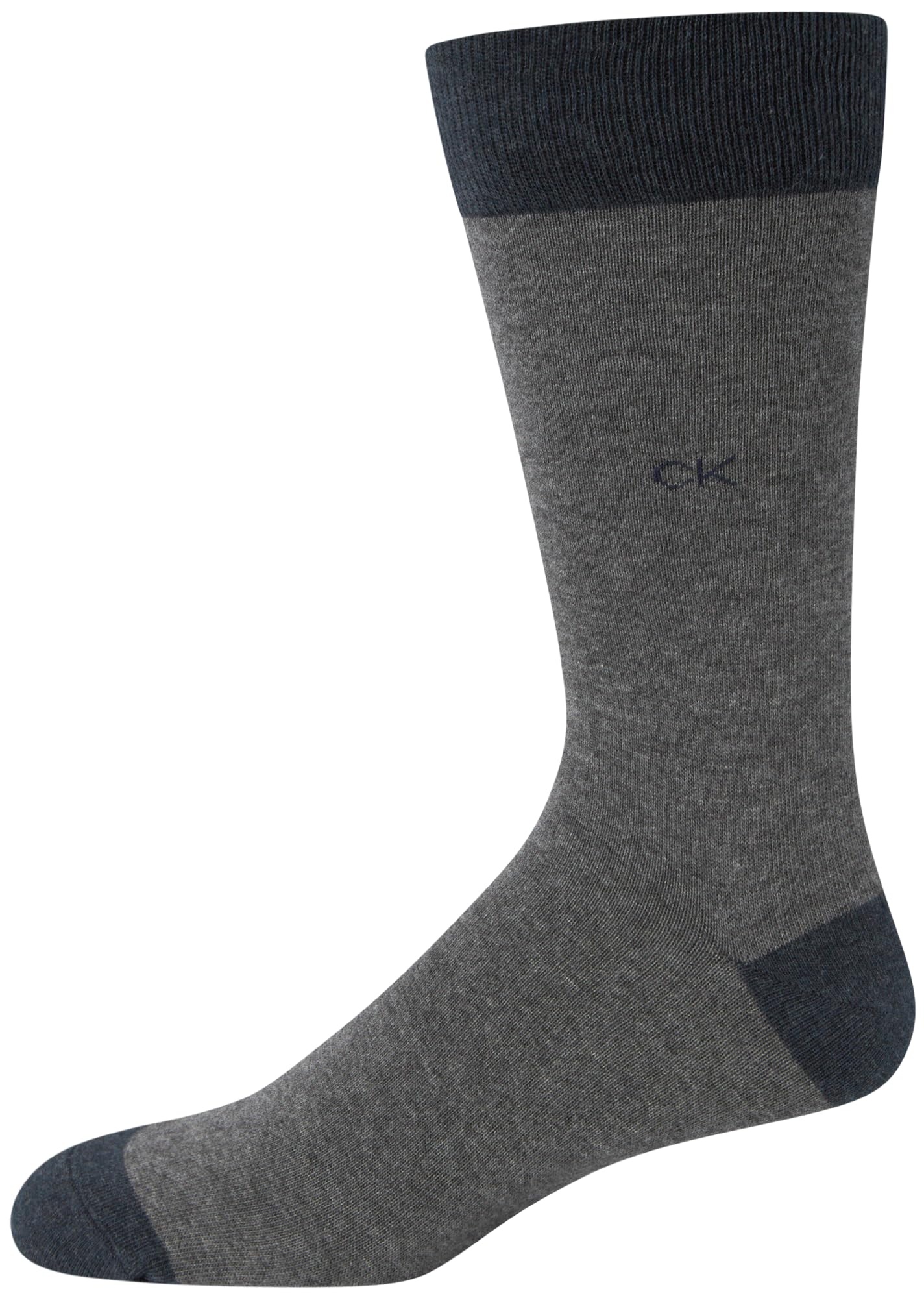 Calvin Klein Men's Dress Socks - Lightweight Cotton Blend Crew Socks (8 Pairs)