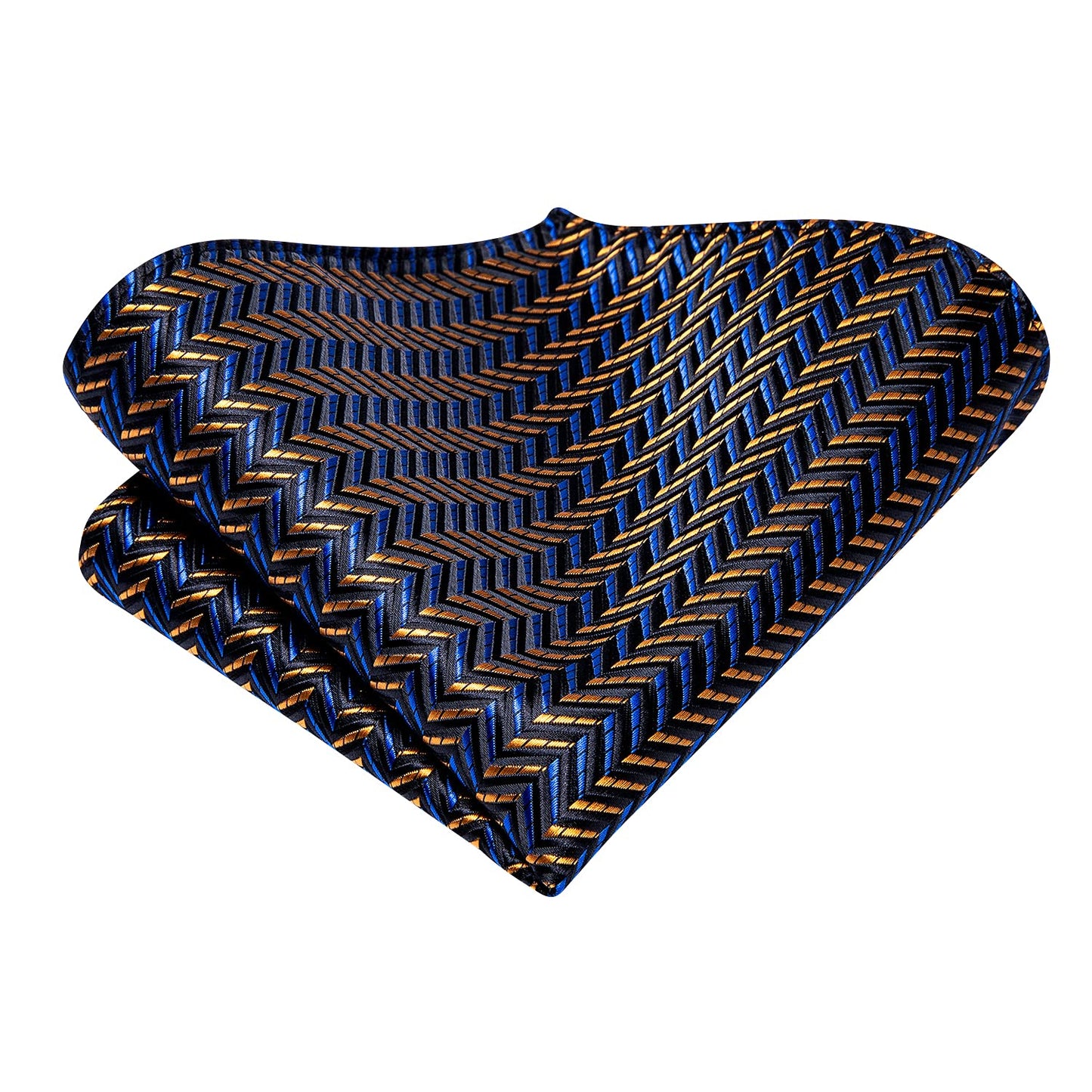 Dubulle Mens Tie Set Solid Paisley Silk Striped Necktie for Men with Cufflinks Tie and Pocket Square