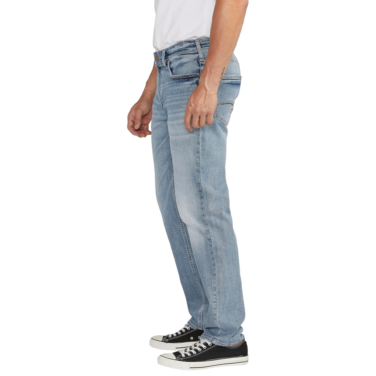 Silver Jeans Co. Men's Eddie Athletic Fit Tapered Leg Jeans