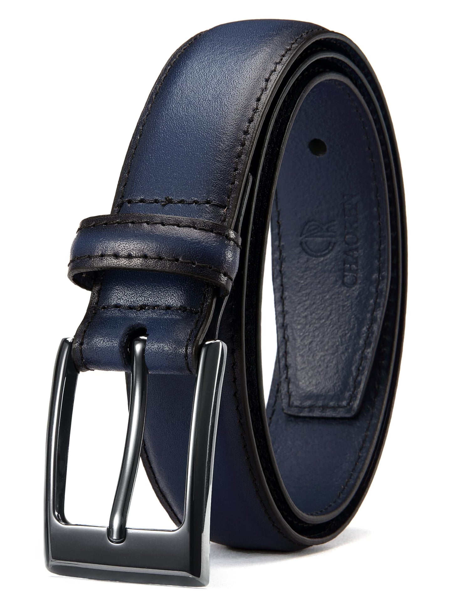 CHAOREN Mens Belts Leather - Belts for Men 1 1/8" Mens Dress Belt - Perfect Companion to Mens Shoes