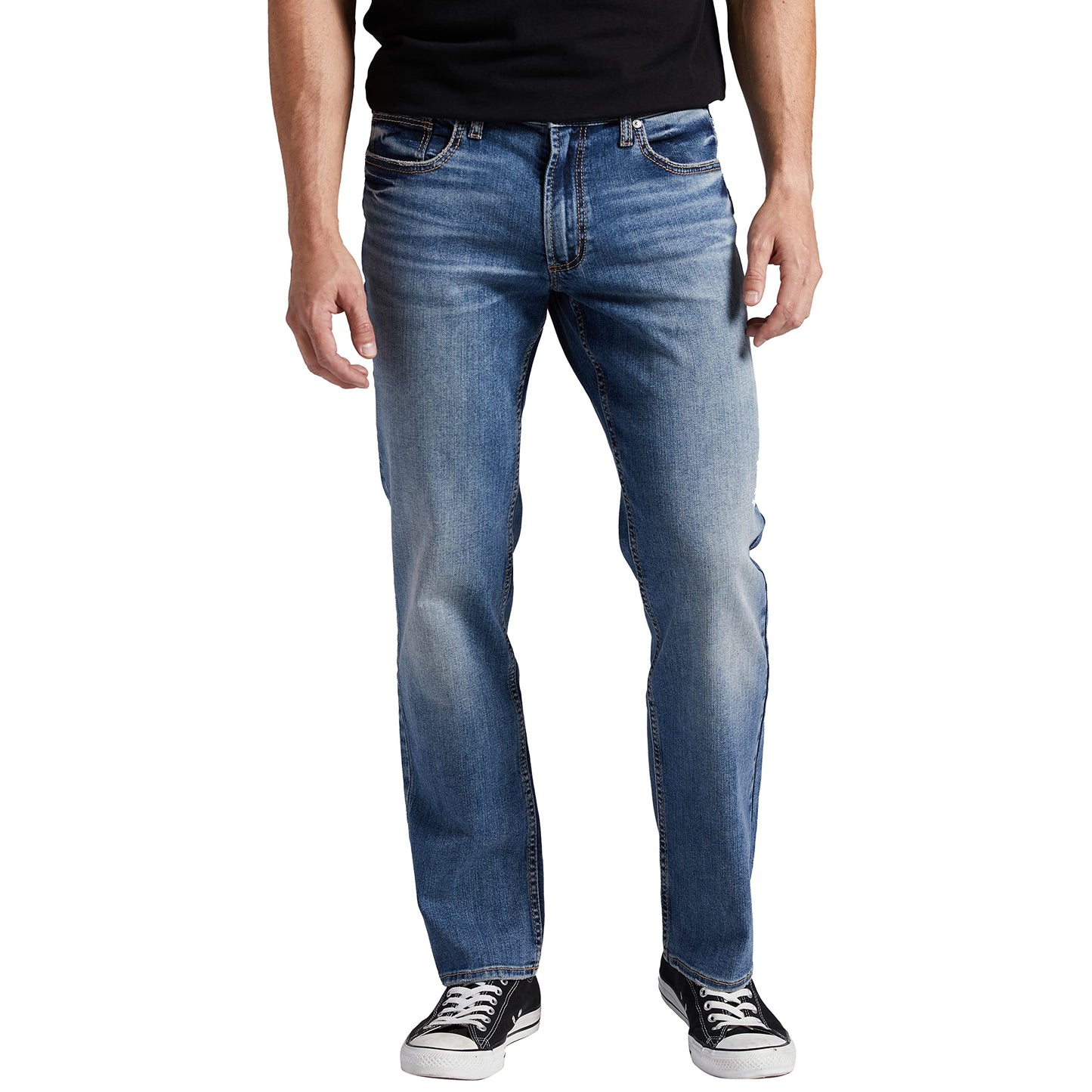 Silver Jeans Co. Men's Allan Slim Fit Straight Leg Jeans