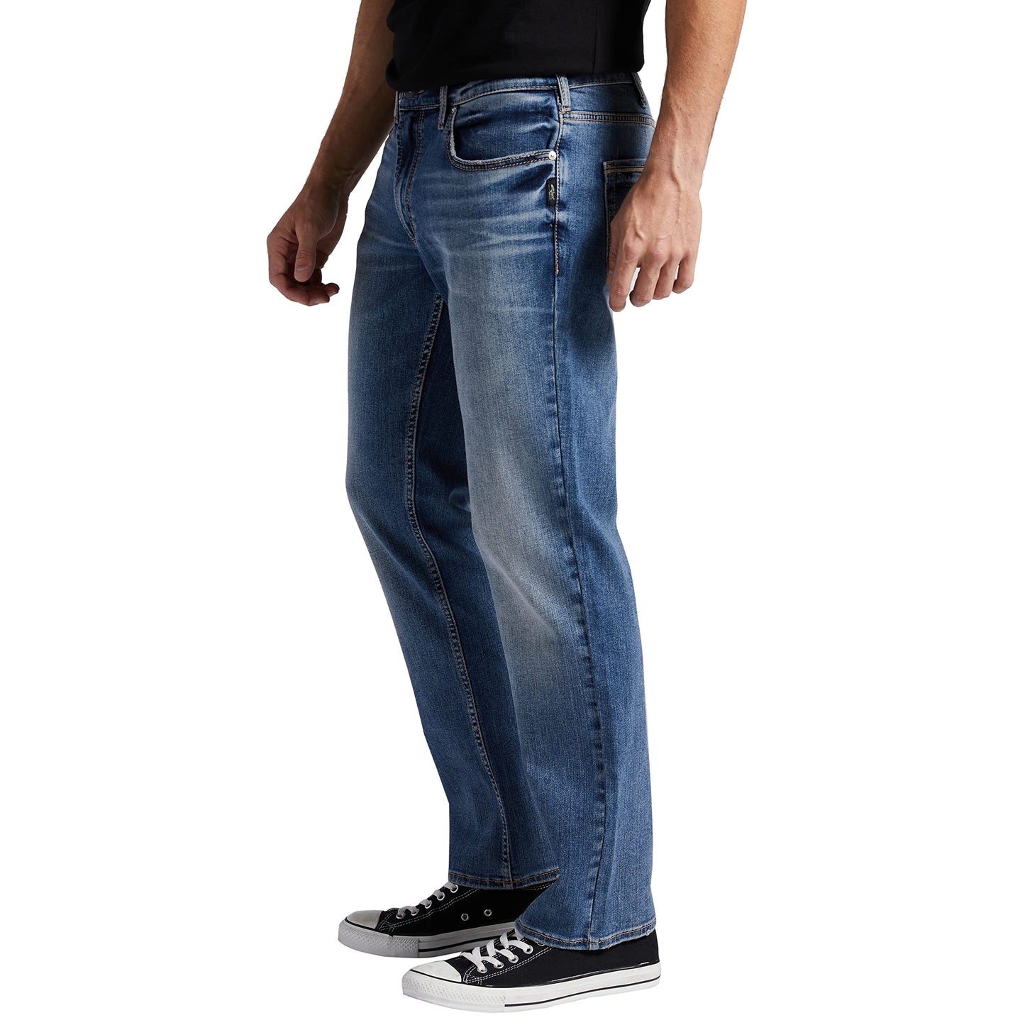 Silver Jeans Co. Men's Allan Slim Fit Straight Leg Jeans