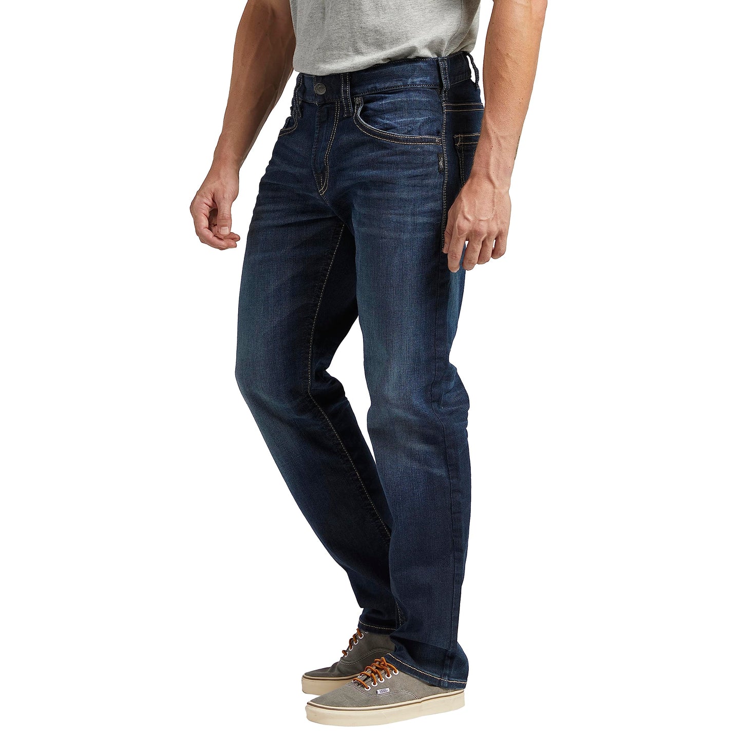 Silver Jeans Co. Men's Eddie Athletic Fit Tapered Leg Jeans