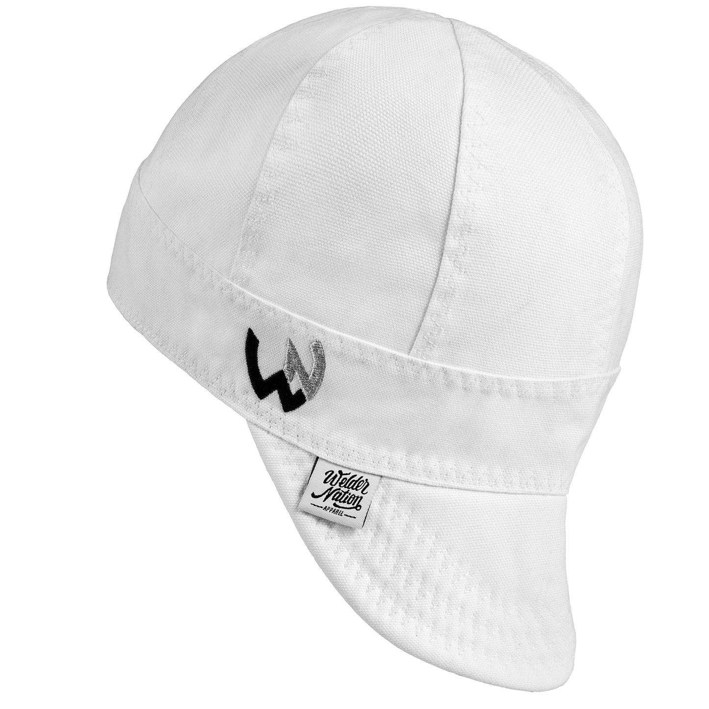 Welder Nation 8 Panel Soft, 10 oz Light Weight Cotton Welding Cap, Durable for Safety and Protection While Welding. Stick ARC