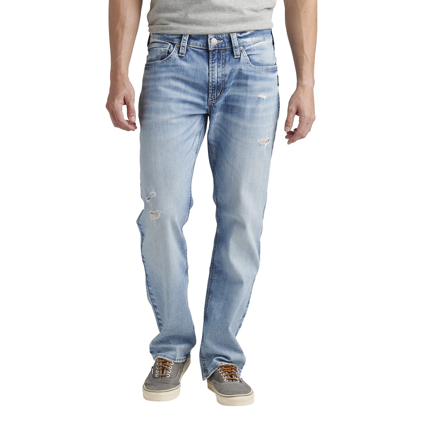 Silver Jeans Co. Men's Allan Slim Fit Straight Leg Jeans