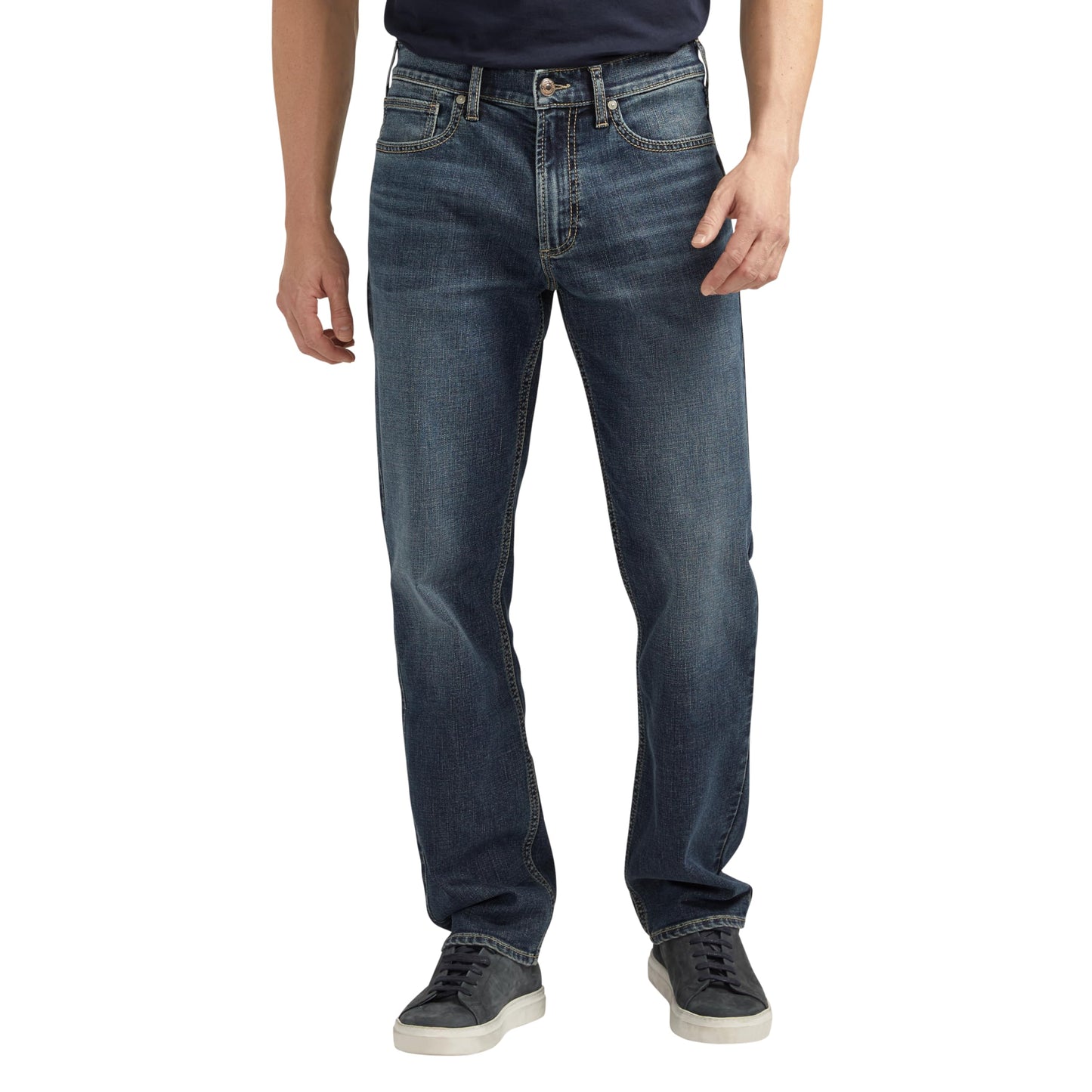 Silver Jeans Co. Men's Eddie Athletic Fit Tapered Leg Jeans