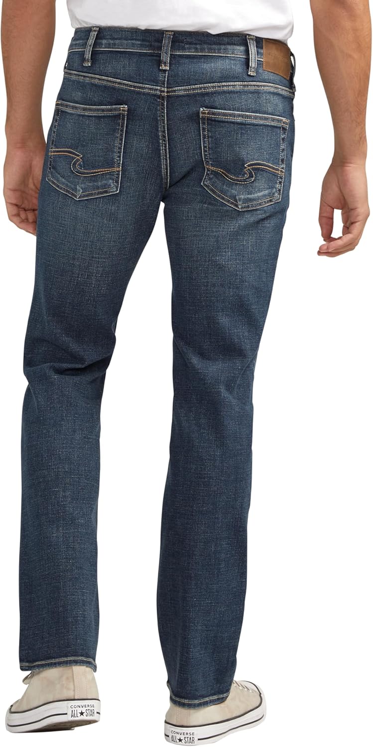 Silver Jeans Co. Men's Allan Slim Fit Straight Leg Jeans