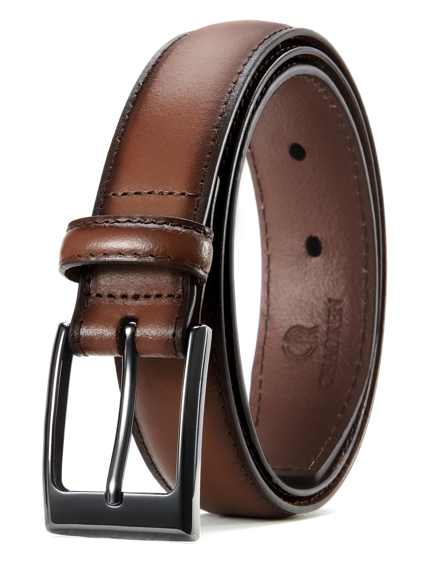 CHAOREN Mens Belts Leather - Belts for Men 1 1/8" Mens Dress Belt - Perfect Companion to Mens Shoes