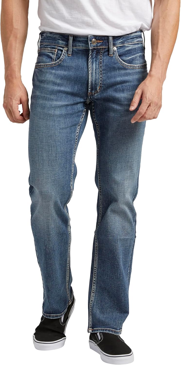 Silver Jeans Co. Men's Allan Slim Fit Straight Leg Jeans