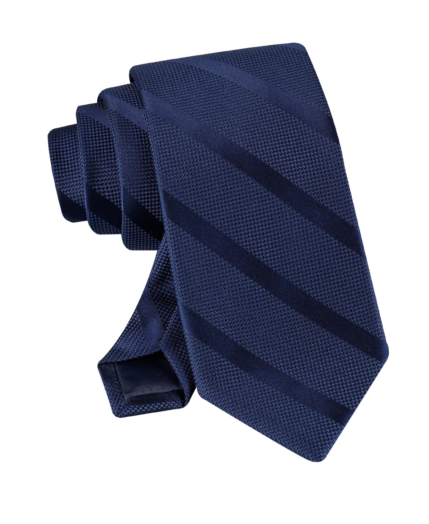 Tommy Hilfiger Men's Classic Solid Textured Stripe Tie