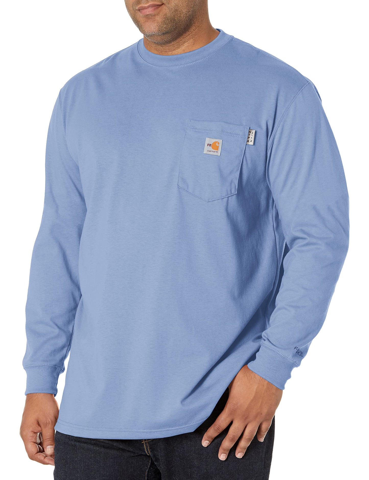 Carhartt Men's Flame Resistant Force Loose Fit Midweight Long-Sleeve Pocket T-Shirt