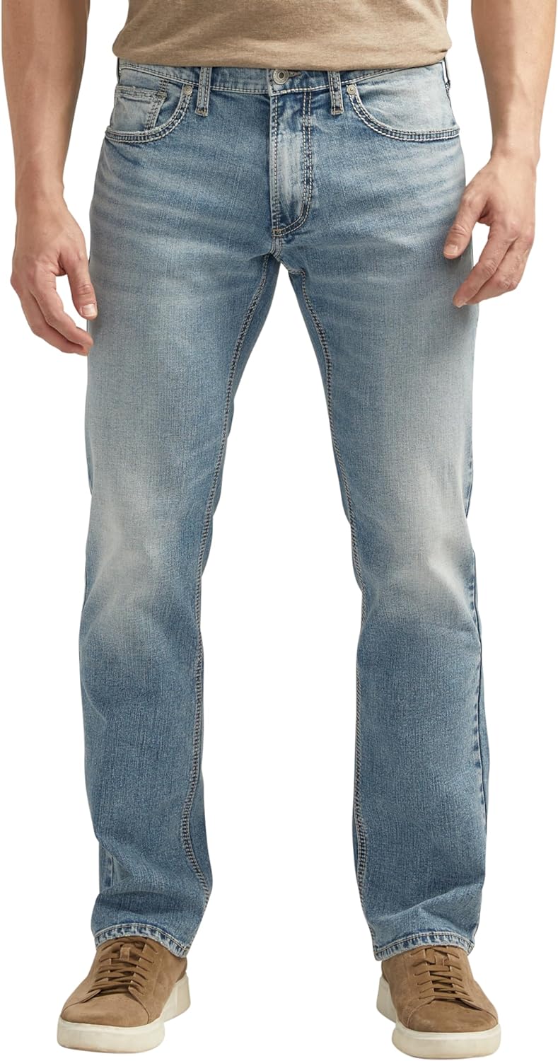 Silver Jeans Co. Men's Allan Slim Fit Straight Leg Jeans