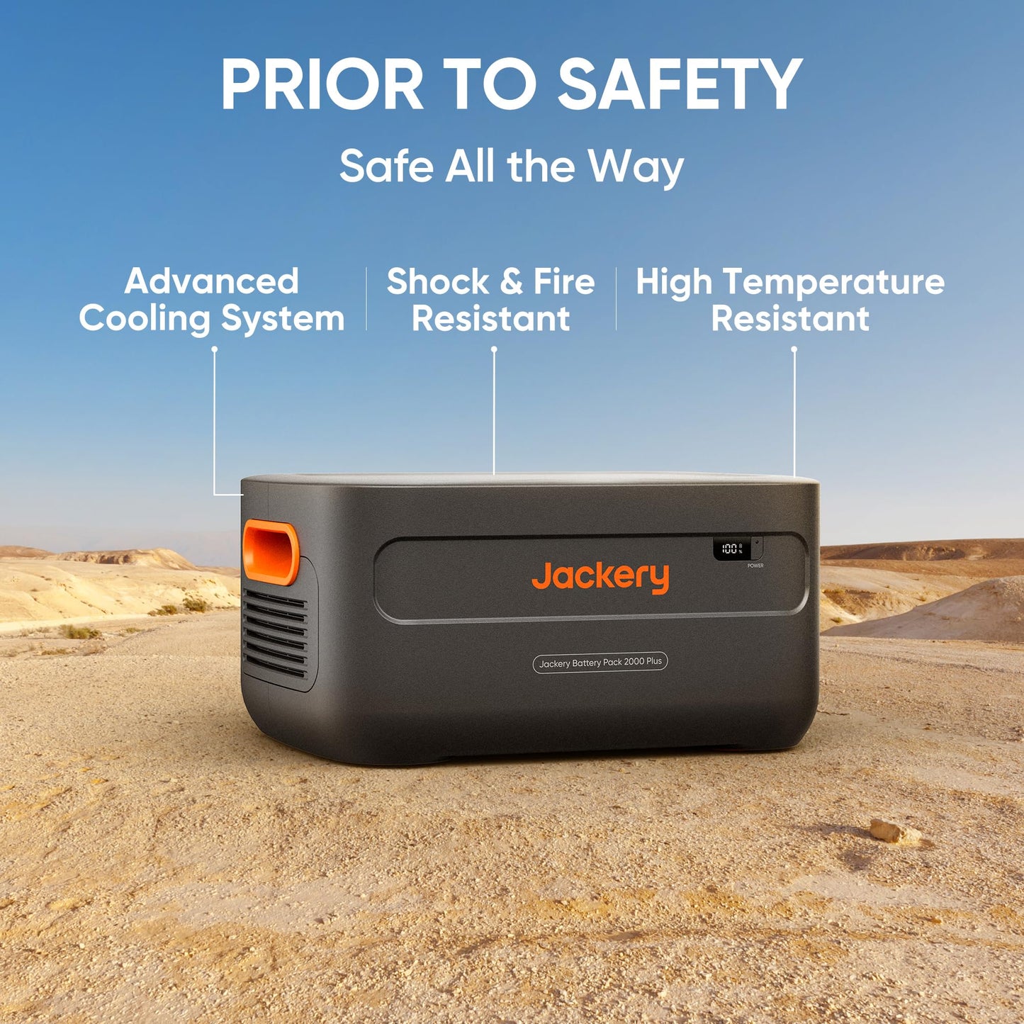 Jackery Portable Power Station Explorer 2000 Plus, Solar Generator with 2042Wh LiFePO4 Battery 3000W Output, Expandable to 24kWh 6000W, for Outdoor RV Camping & Emergency (Solar Panel Optional)