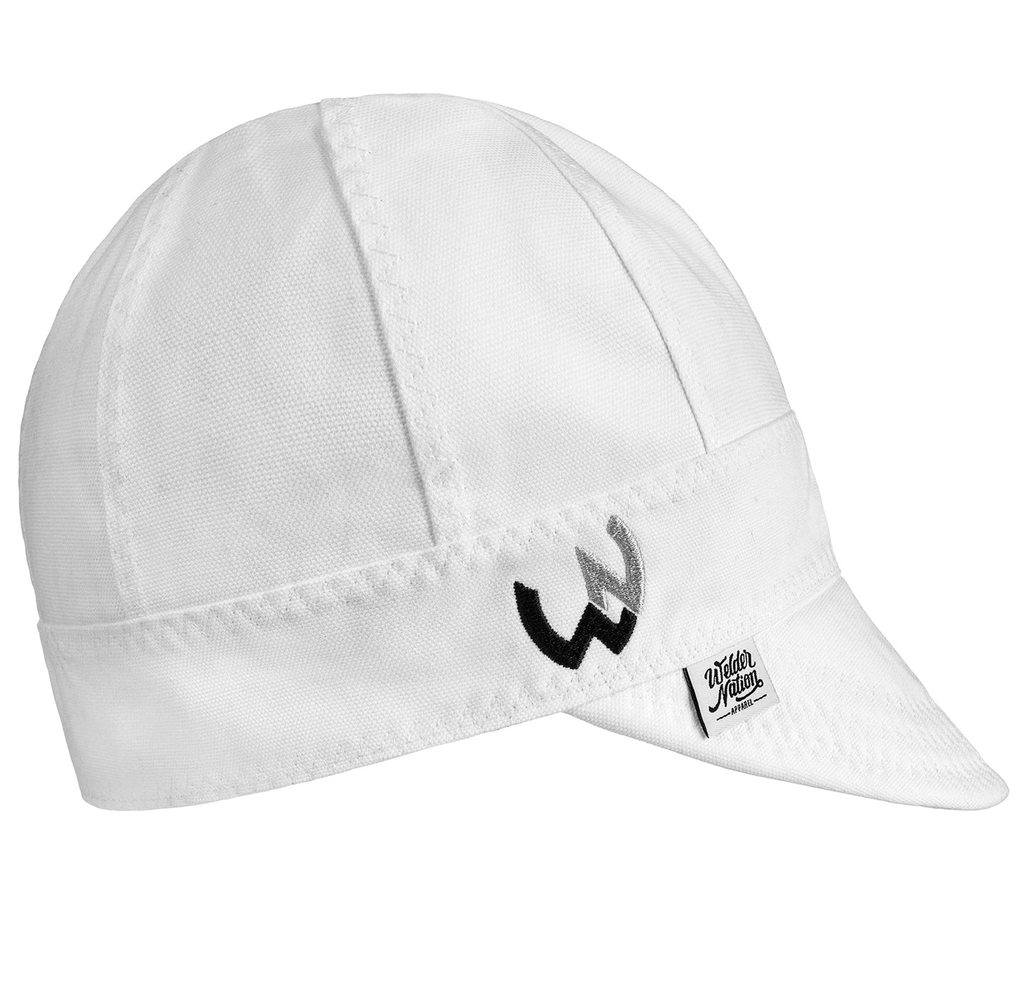 Welder Nation 8 Panel Soft, 10 oz Light Weight Cotton Welding Cap, Durable for Safety and Protection While Welding. Stick ARC