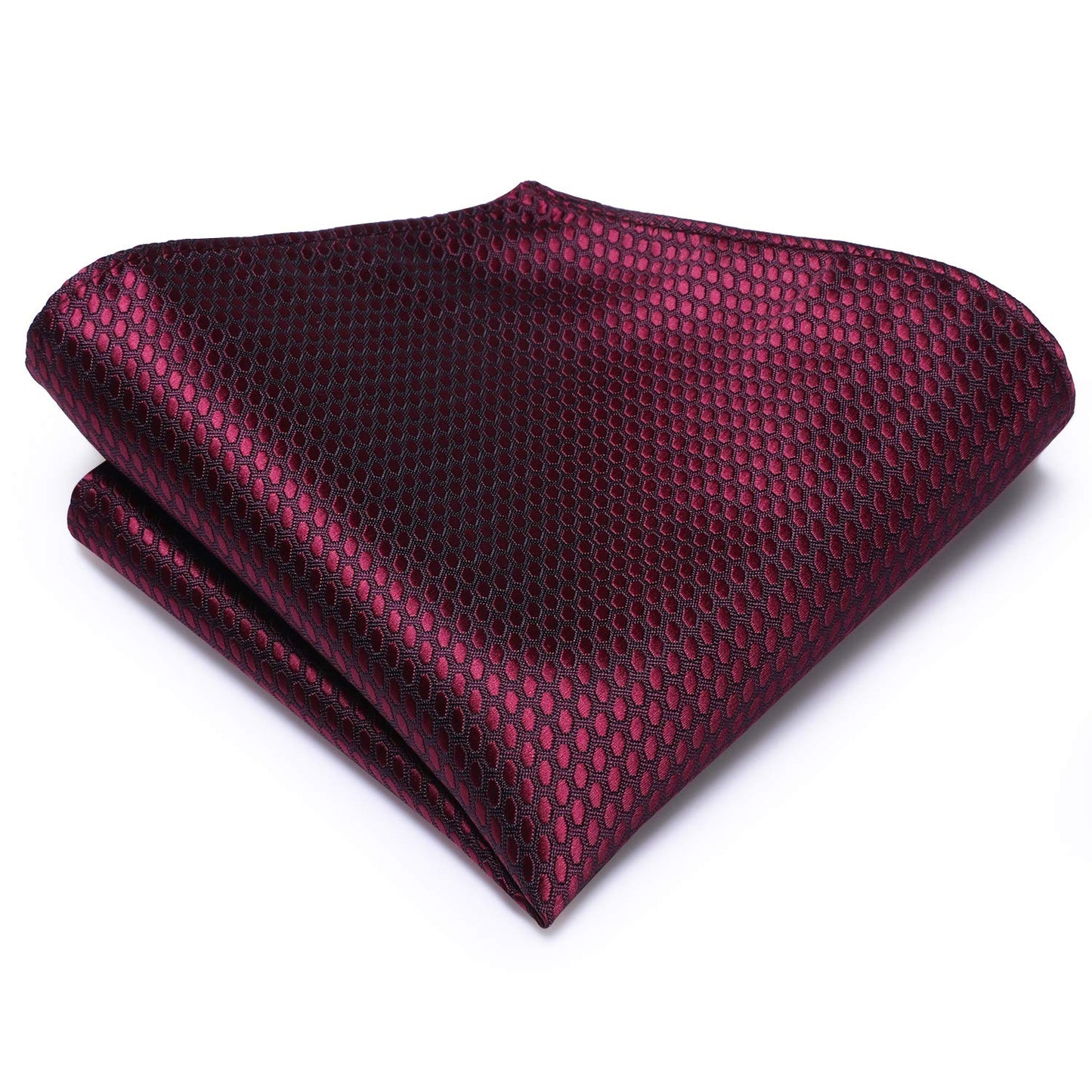 Dubulle Mens Tie Set Solid Paisley Silk Striped Necktie for Men with Cufflinks Tie and Pocket Square