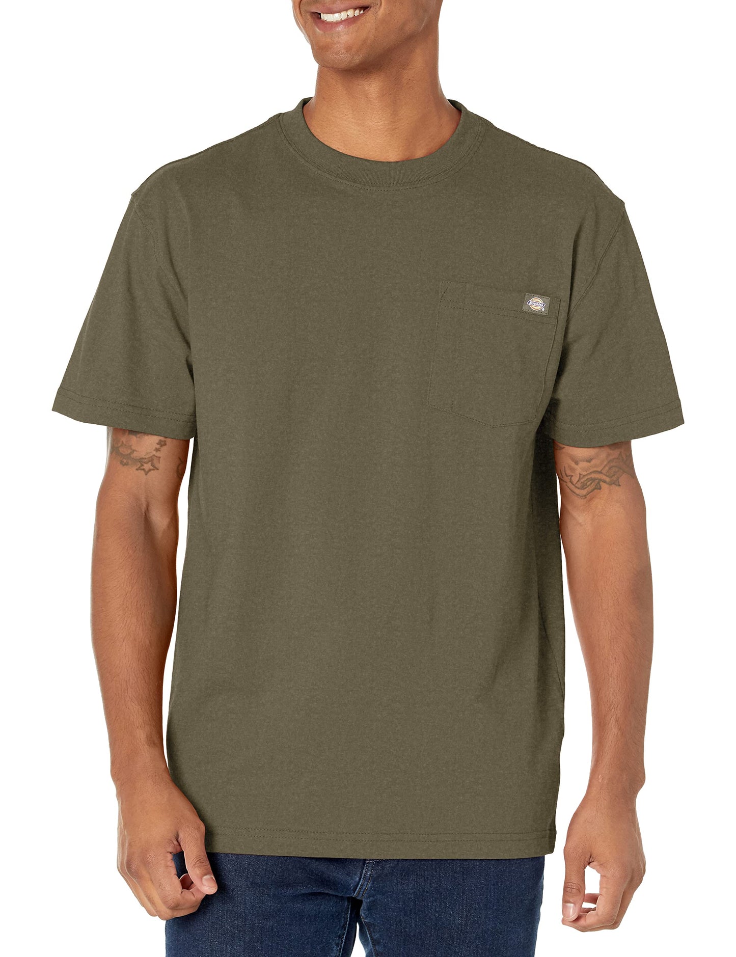 Dickies Men's Heavyweight Crew Neck Short Sleeve Tee