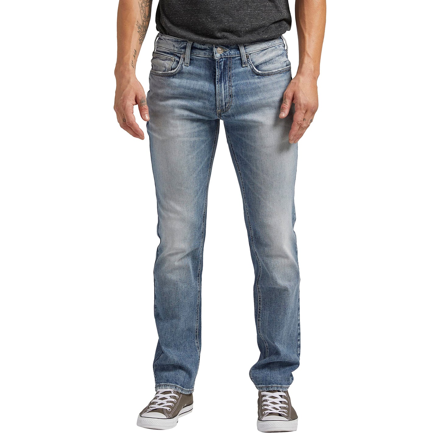 Silver Jeans Co. Men's Allan Slim Fit Straight Leg Jeans