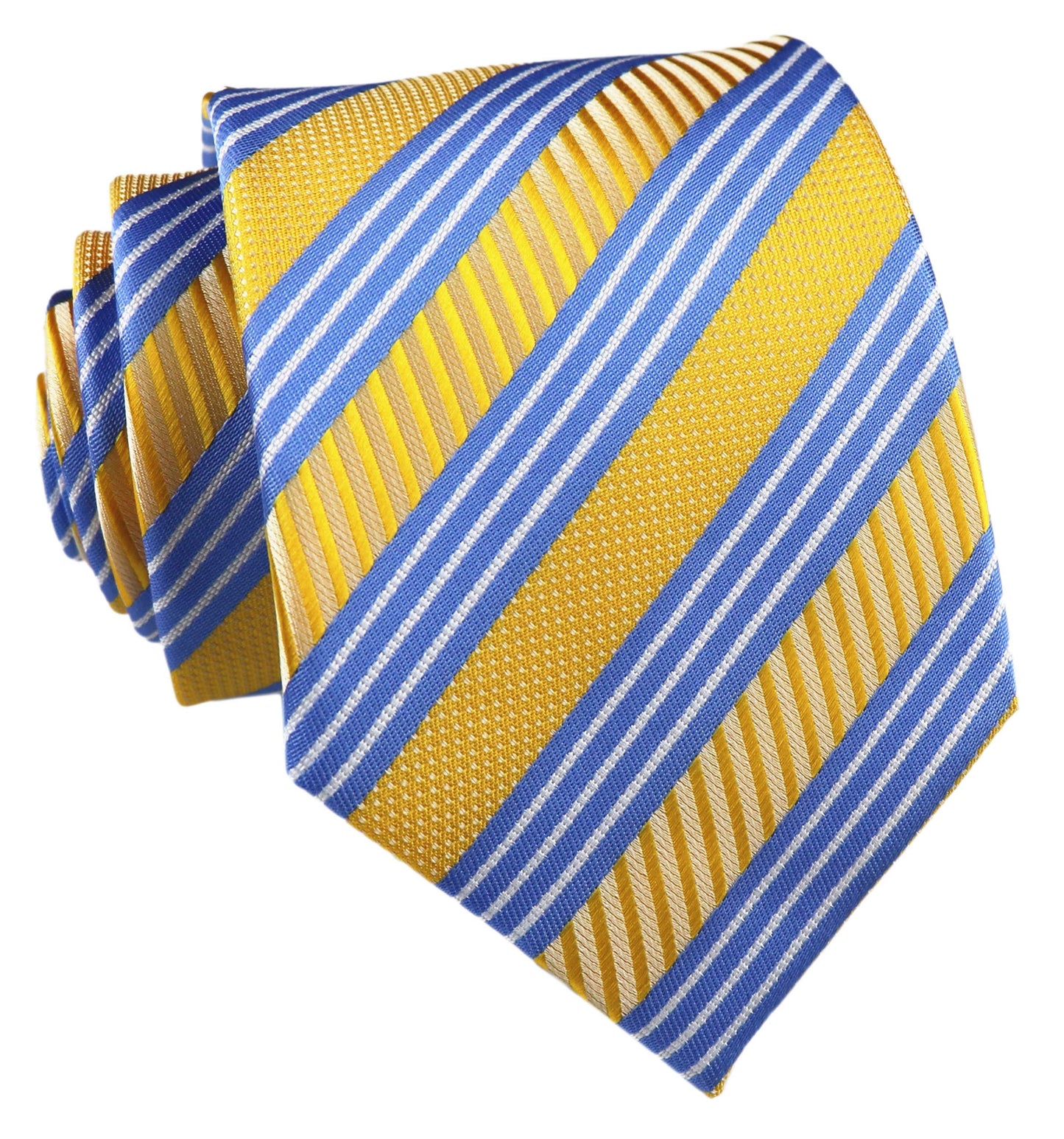 Kihatwin Men's Gingham Check Stripe Ties Pattern Business Formal Designer Neckties 3.15"